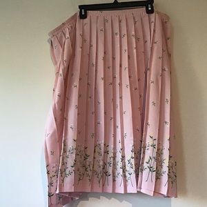 Outfit 2Piece Top and Skirt Set 18WP Pink Floral